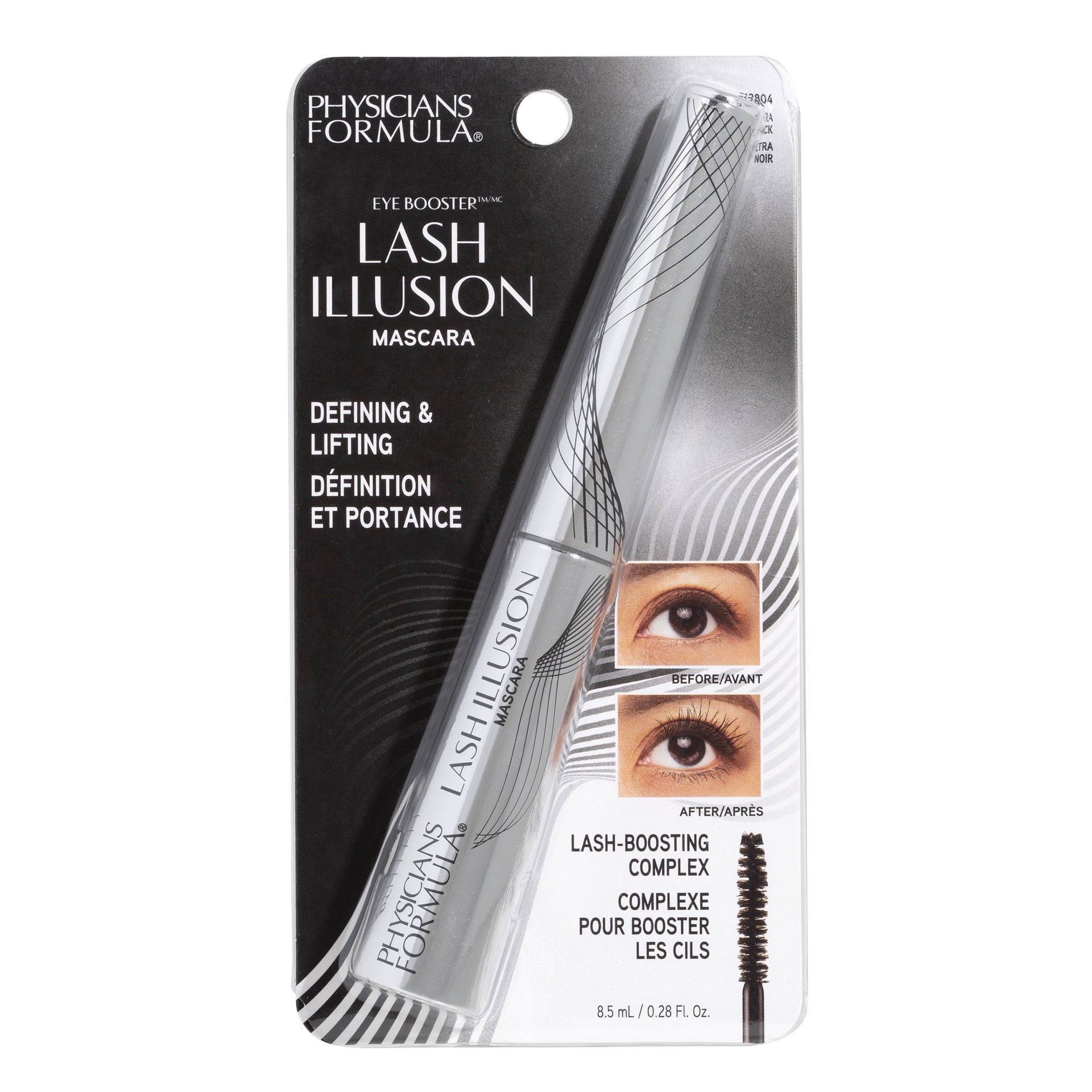slide 5 of 6, Physicians Formula Eye Booster Lash Illusion Mascara - Ultra Black - 0.28 fl oz, 0.28 fl oz