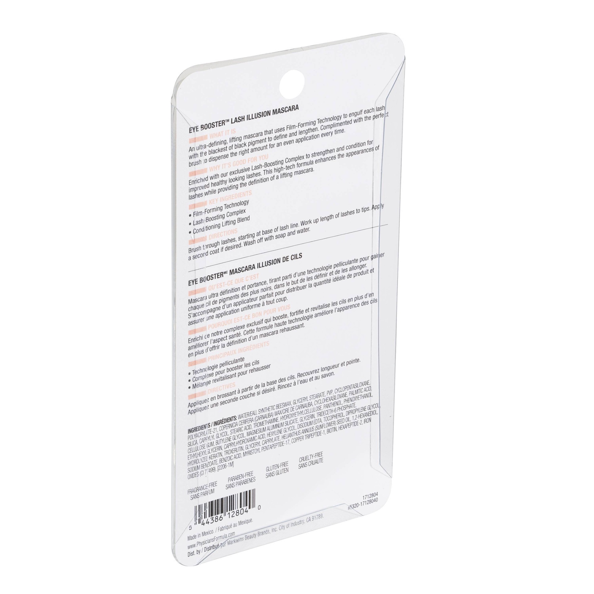 slide 4 of 6, Physicians Formula Eye Booster Lash Illusion Mascara - Ultra Black - 0.28 fl oz, 0.28 fl oz