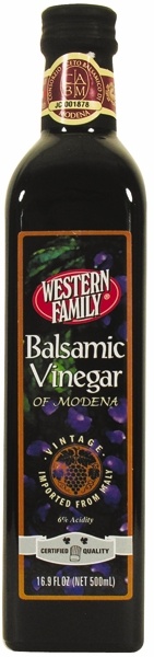 slide 1 of 1, Western Family Balsamic Vinegar Modena, 16.9 oz