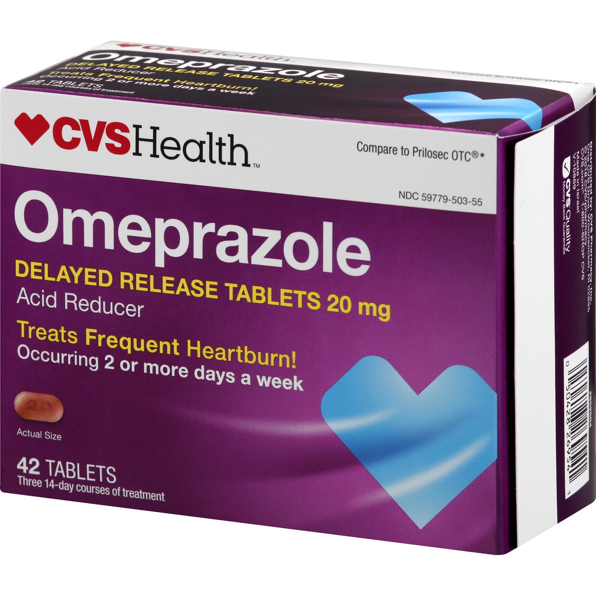 slide 11 of 11, CVS Health Omeprazole Delayed Release Tablets 20 Mg 42 Ct, 42 ct