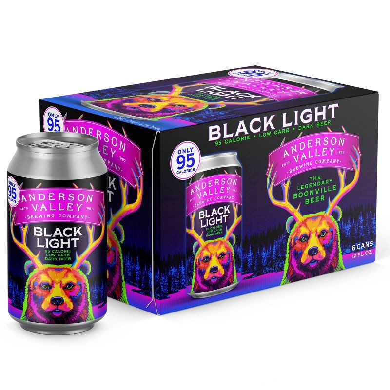 slide 4 of 4, Anderson Valley Brewing Company Anderson Valley Black Light - 6pk/12 fl oz Cans, 6 ct; 12 fl oz