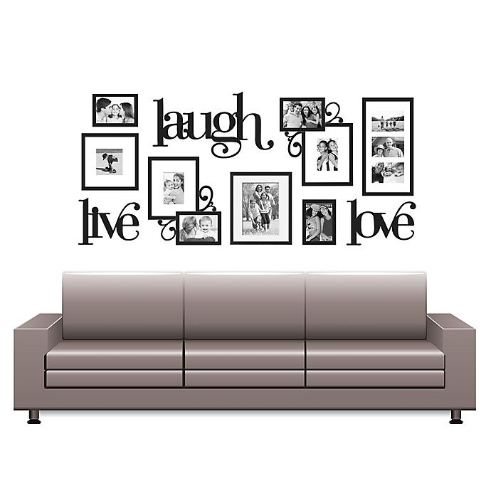 slide 3 of 5, WallVerbs Live Laugh Love Wall Collection, 10 ct