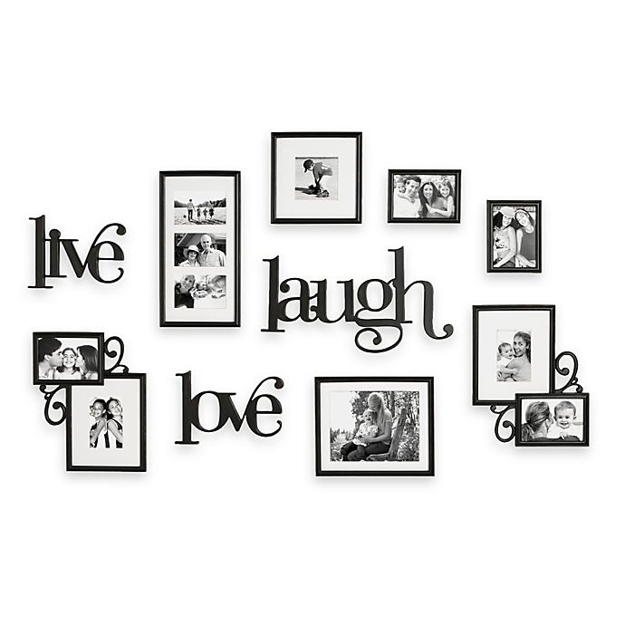 slide 1 of 5, WallVerbs Live Laugh Love Wall Collection, 10 ct
