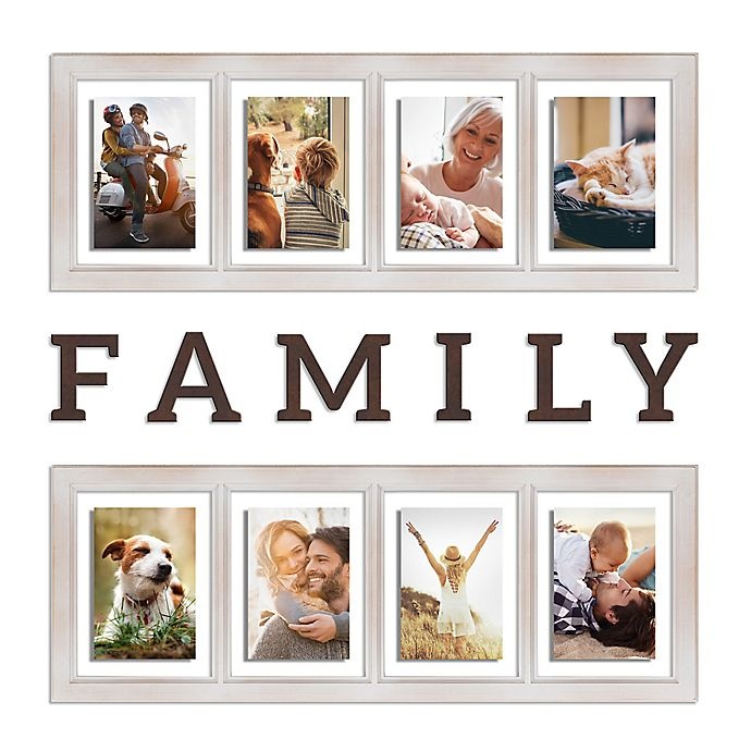 slide 5 of 5, Wallverbs Family Picture Frame Set, 8 ct