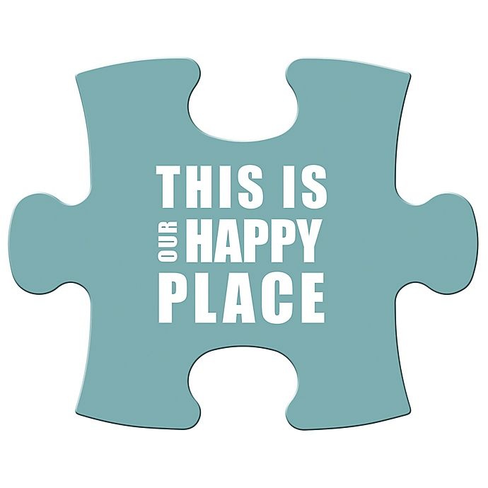 slide 1 of 3, WallVerbs Mix & Match Puzzle Wall Art This is Our Happy Place" Piece", 1 ct