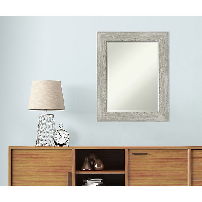 slide 2 of 6, Amanti Art Dove Greywash Bathroom Vanity Mirror - Grey, 24 in x 30 in