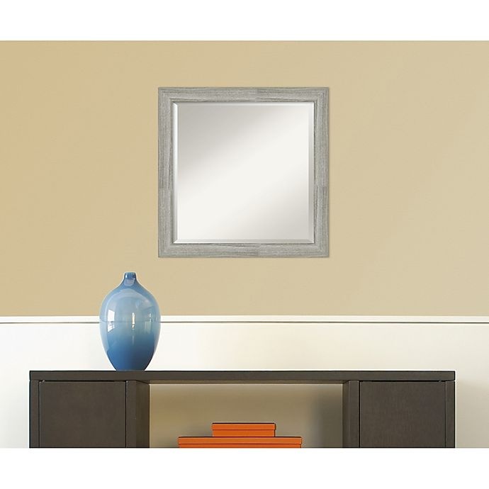 slide 5 of 7, Amanti Art Dove Greywash Bathroom Vanity Mirror - Grey, 24 in x 24 in