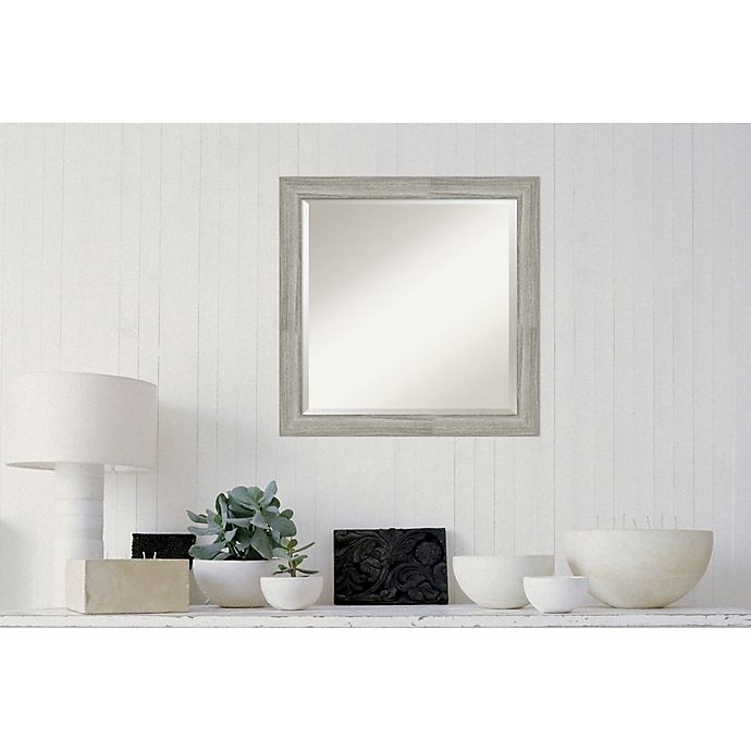 slide 6 of 7, Amanti Art Dove Greywash Bathroom Vanity Mirror - Grey, 24 in x 24 in