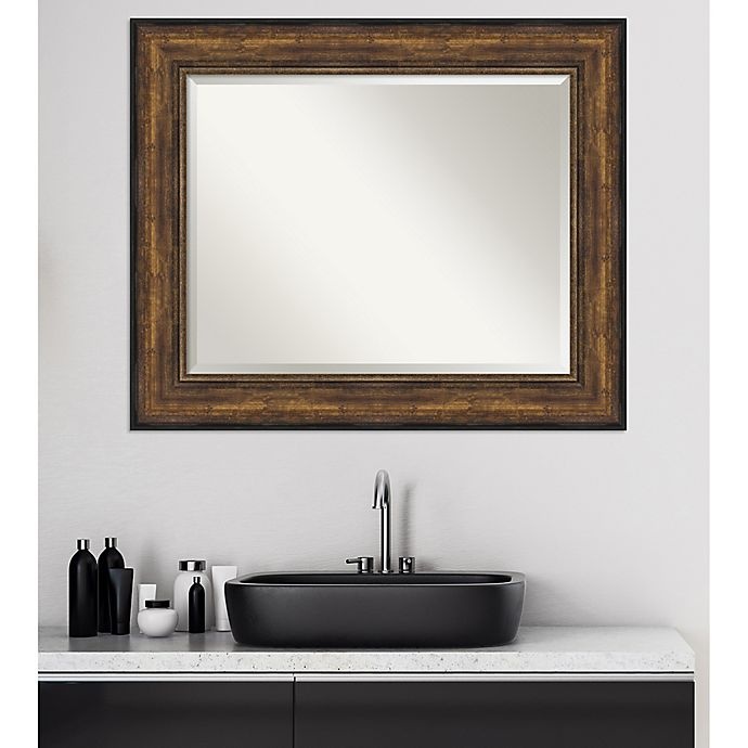 slide 5 of 6, Amanti Art Ballroom Bathroom Vanity Mirror - Bronze, 36 in x 30 in