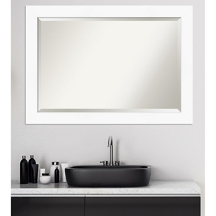 slide 5 of 7, Amanti Art Cabinet Bathroom Vanity Mirror - White, 41 in x 29 in