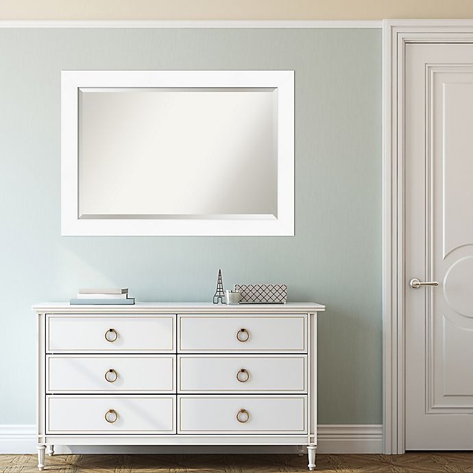 slide 6 of 7, Amanti Art Cabinet Bathroom Vanity Mirror - White, 41 in x 29 in