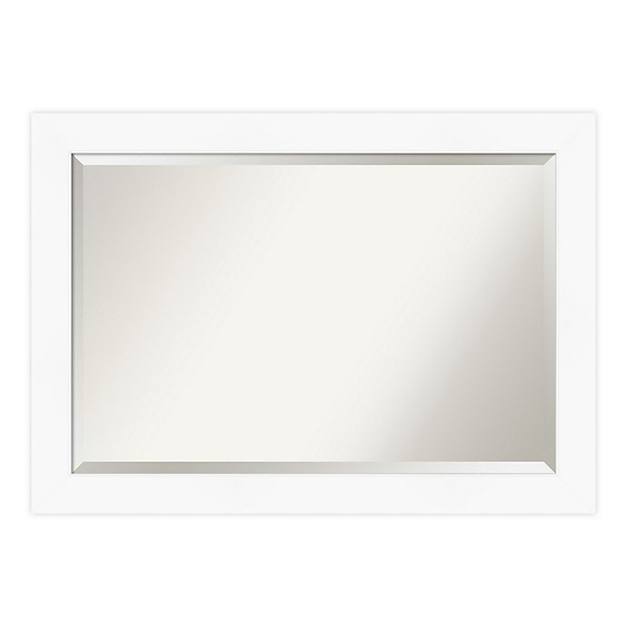 slide 1 of 7, Amanti Art Cabinet Bathroom Vanity Mirror - White, 41 in x 29 in