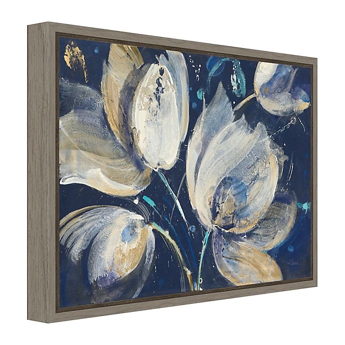 slide 2 of 5, Amanti Art Midnight Garden Framed Canvas Wall Art, 23 in x 16 in