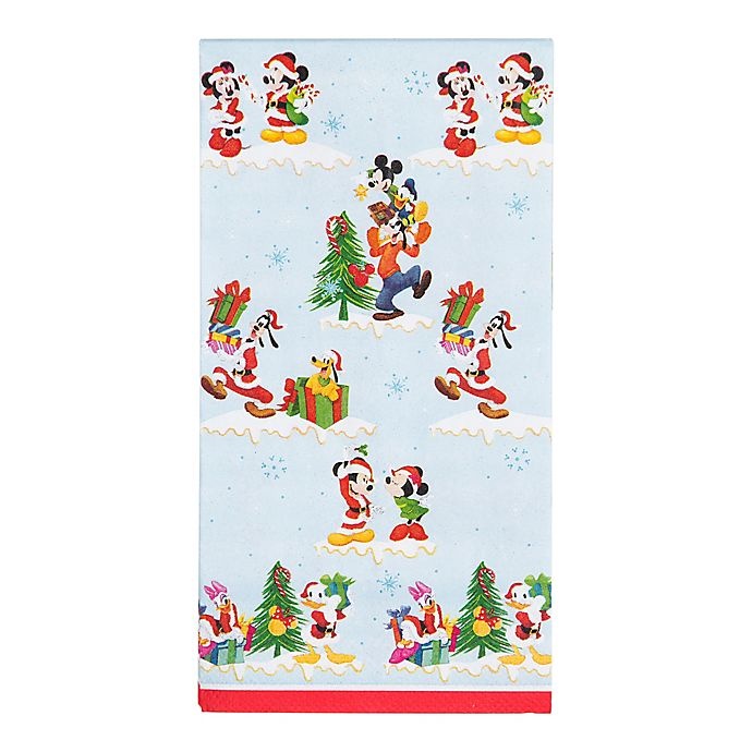 slide 3 of 3, Disney Mickey Mouse and Friends Holiday Paper Guest Towels, 20 ct