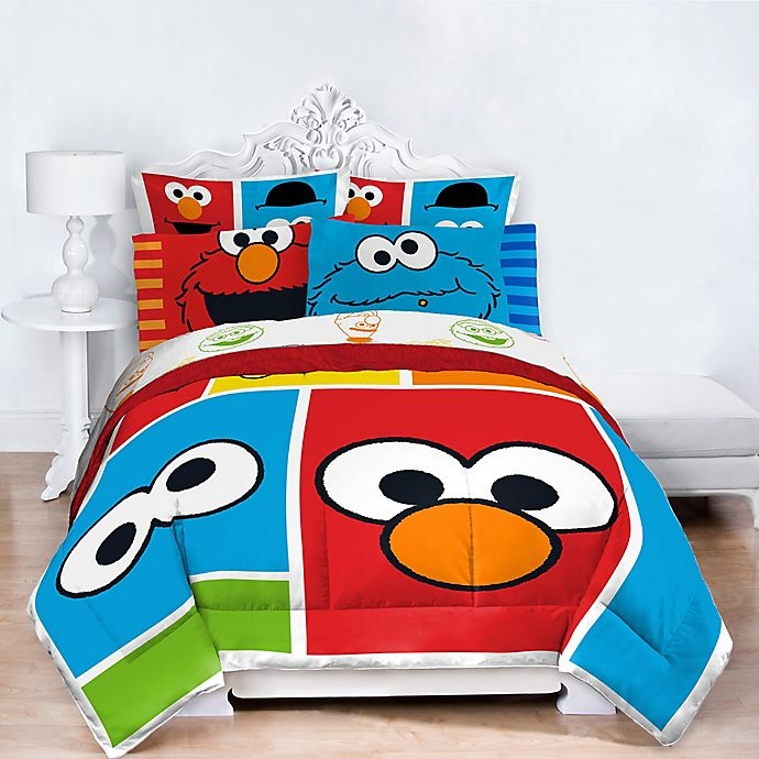 slide 2 of 2, Sesame Street Twin/Full Comforter Set, 1 ct