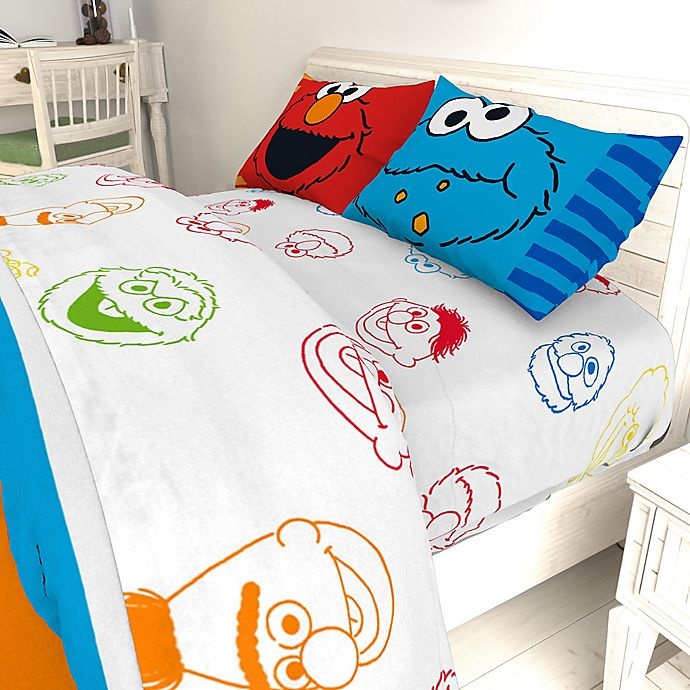 slide 3 of 3, Sesame Street Twin Sheet Set, 1 ct