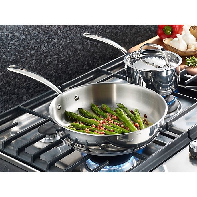 slide 2 of 8, Lagostina Luminosa Stainless Steel Cookware Set, 11 ct