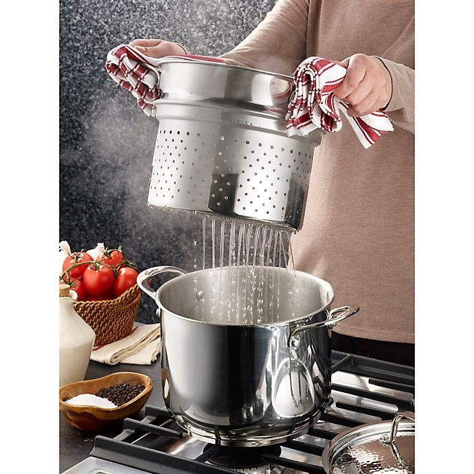 slide 5 of 8, Lagostina Luminosa Stainless Steel Cookware Set, 11 ct