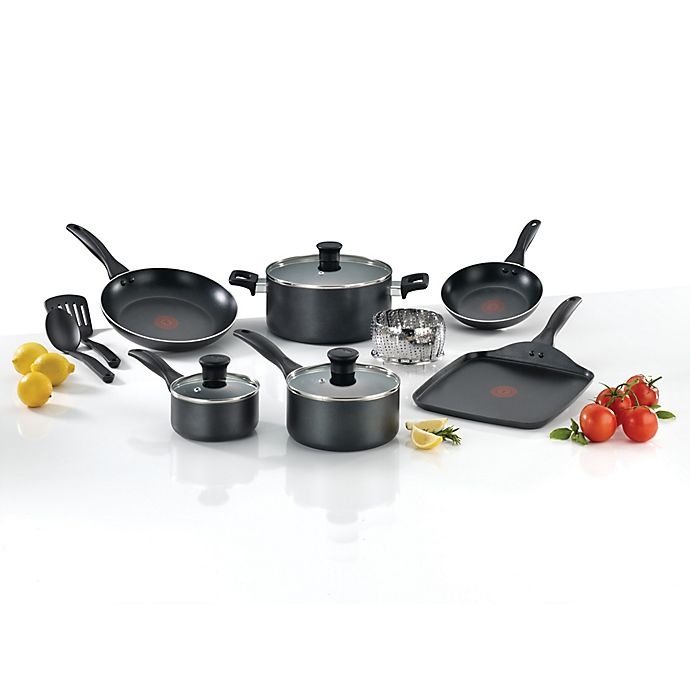 slide 6 of 6, T-fal Pure Cook Nonstick Aluminum Cookware Set, 12 ct