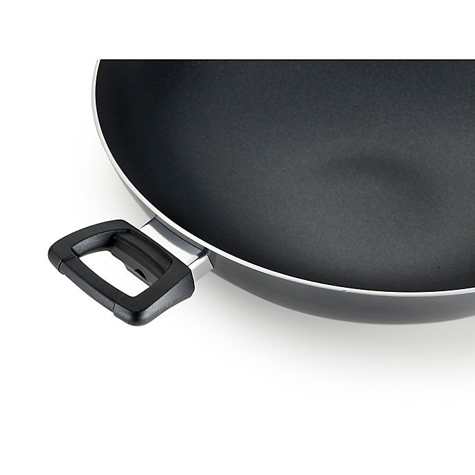 slide 5 of 5, T-fal Pure Cook Nonstick Aluminum Wok with Helper Handle - Black, 14 in