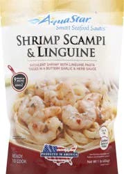 Aqua Star Linguine Shrimp Scampi