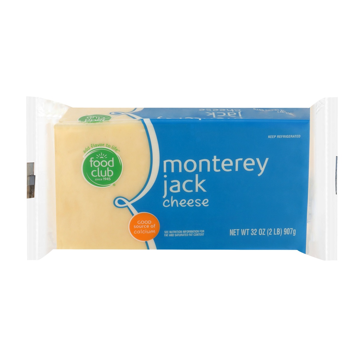 Food Club Monterey Jack Cheese 32 oz 2 lb Shipt