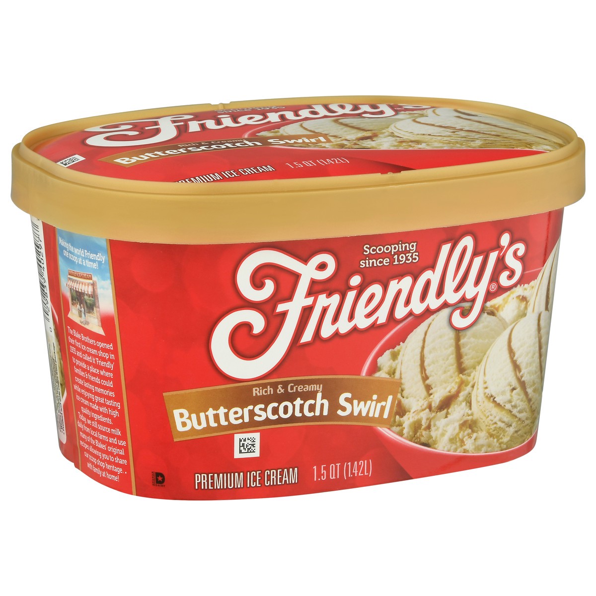 slide 12 of 12, Friendly's Premium Butterscotch Swirl Ice Cream 1.5 qt, 1.5 qt