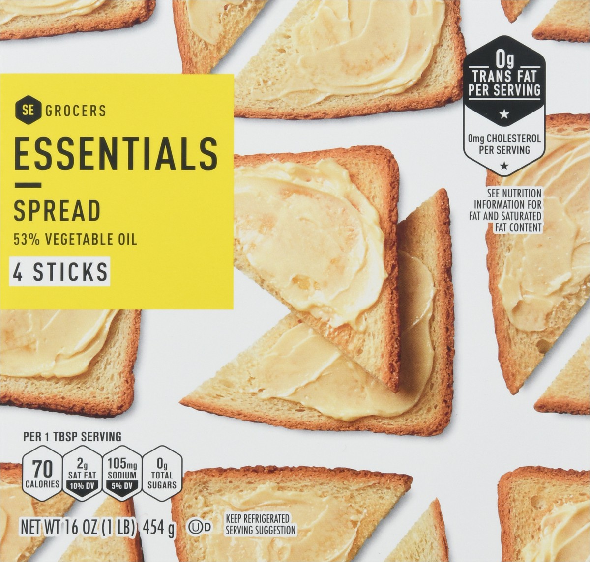 slide 10 of 13, Essentials Vegtable Oil Spread, 16 oz