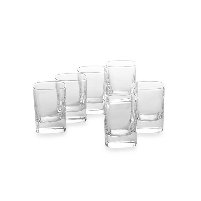 slide 2 of 3, Luigi Bormioli Strauss SON.hyx Shot Glasses, 6 ct