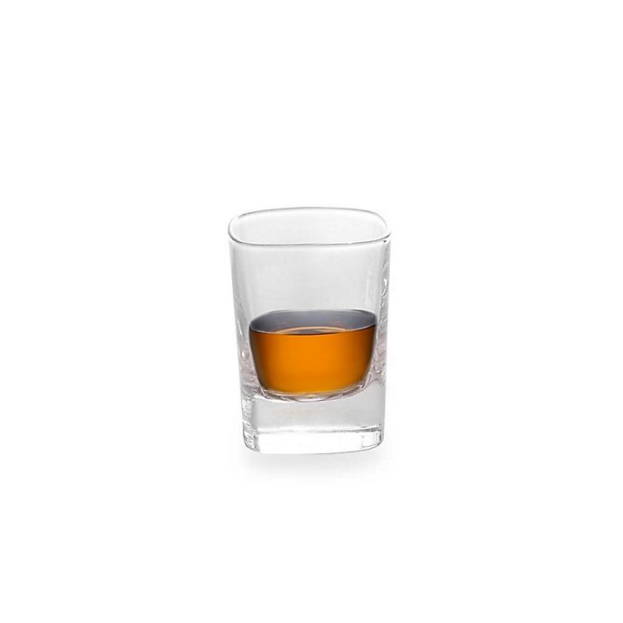 slide 1 of 3, Luigi Bormioli Strauss SON.hyx Shot Glasses, 6 ct