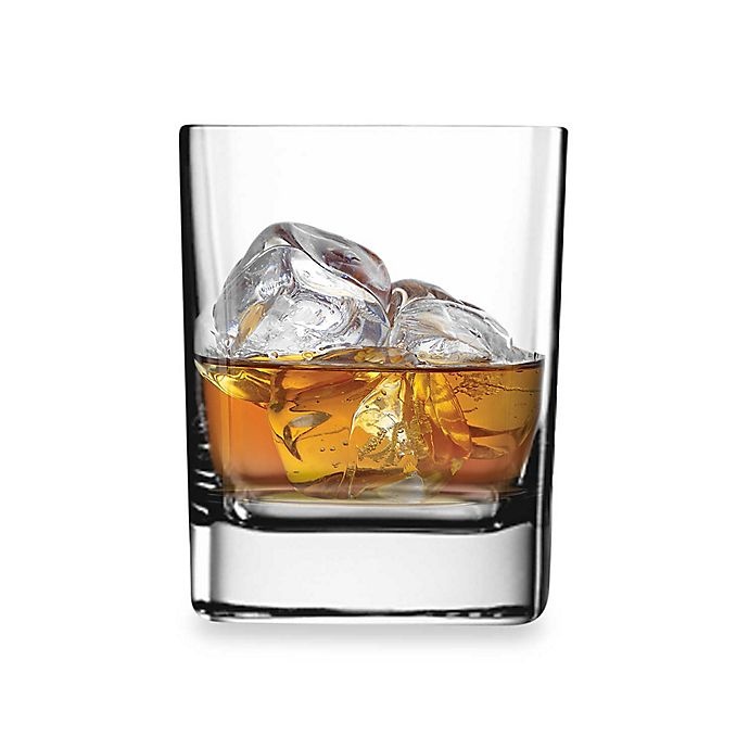 slide 1 of 3, Luigi Bormioli Strauss SON.hyxSquare Double Old Fashioned Glass, 6 ct