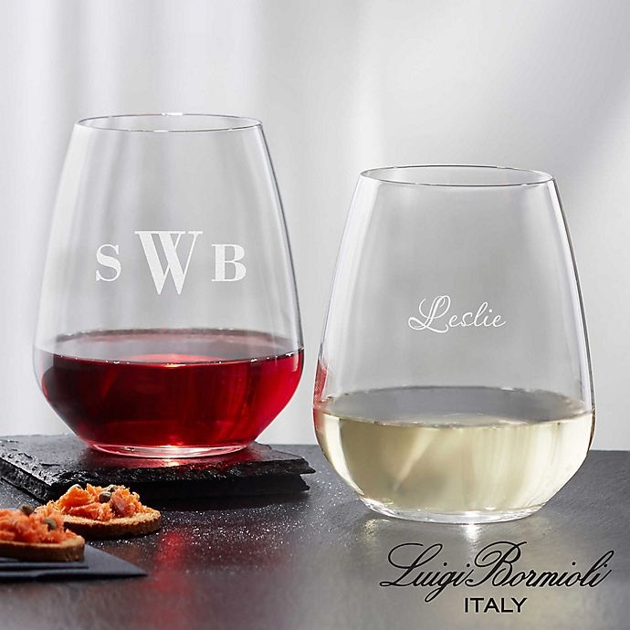 slide 4 of 4, Luigi Bormioli Crescendo SON.hyx Stemless Wine Glasses, 4 ct