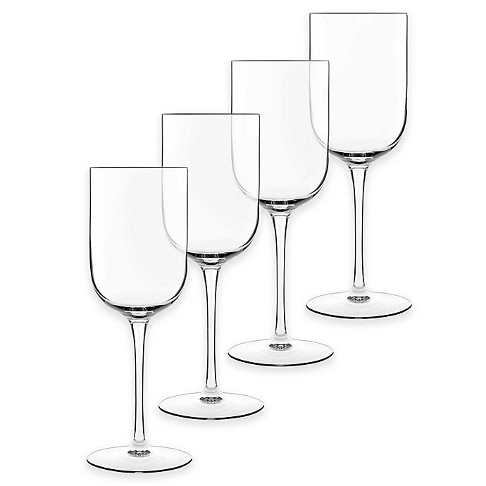 slide 4 of 5, Luigi Bormioli Sublime SON.hyx White Wine Glasses, 4 ct