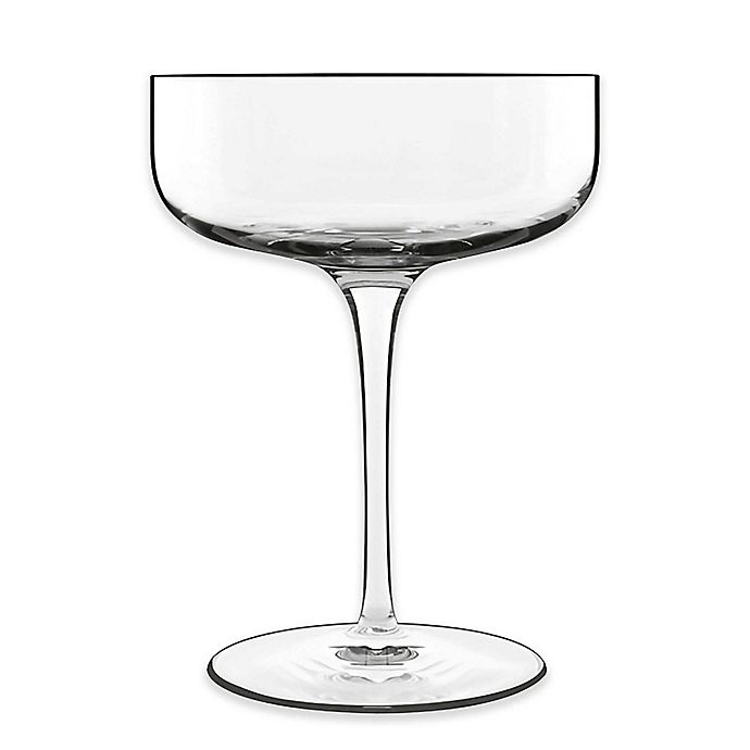 slide 2 of 3, Luigi Bormioli Sublime Coupe Champagne Glasses, 4 ct