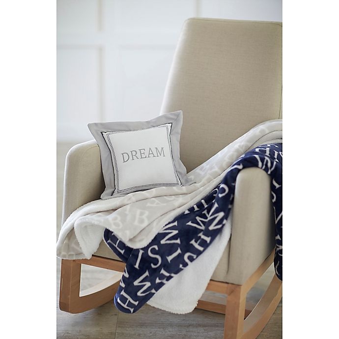 slide 4 of 5, Just Born Dream Wish" Plush Blanket - Navy", 1 ct