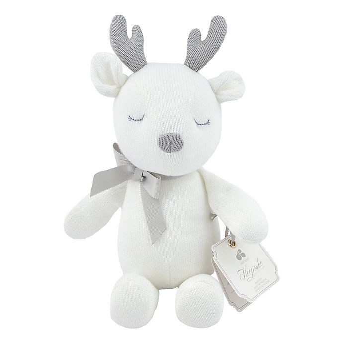 slide 2 of 3, Just Born Keepsake Deer Plush Toy - Ivory, 1 ct