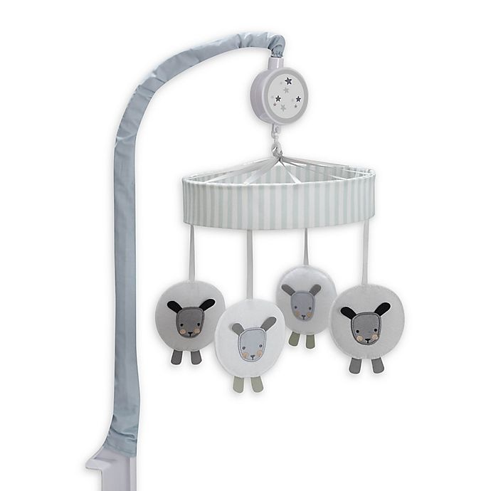 slide 1 of 3, Just Born One World Counting Sheep Musical Mobile - Grey, 1 ct