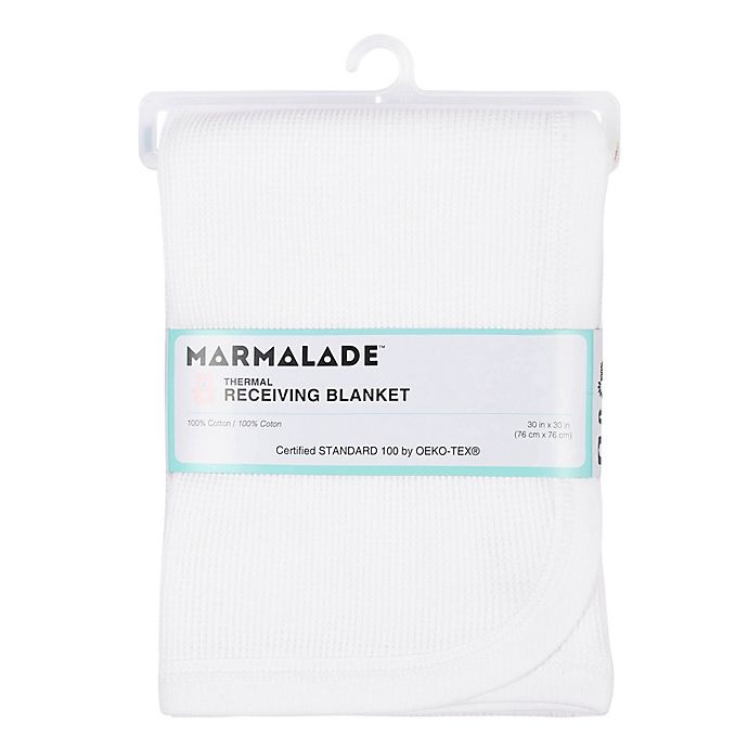 slide 2 of 3, Marmalade Thermal Receiving Blanket - White, 1 ct