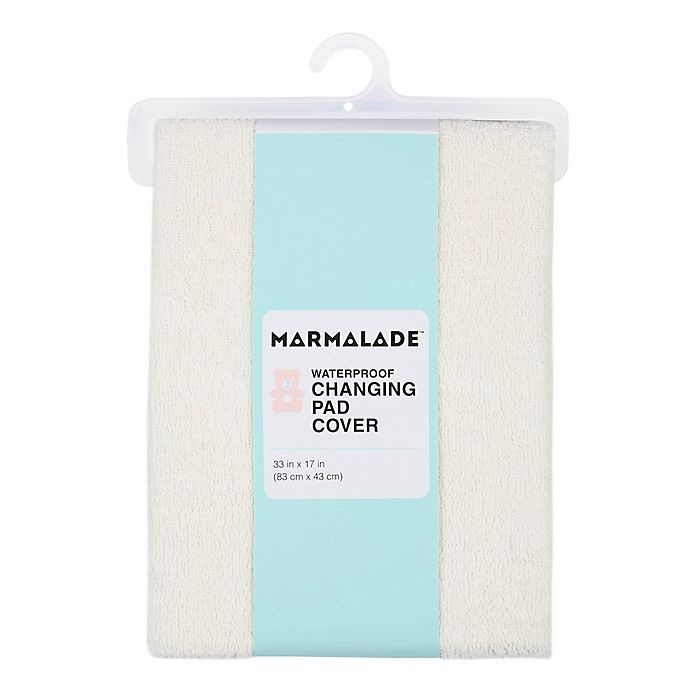 slide 2 of 2, Marmalade Waterproof Changing Pad Cover - Ivory, 1 ct