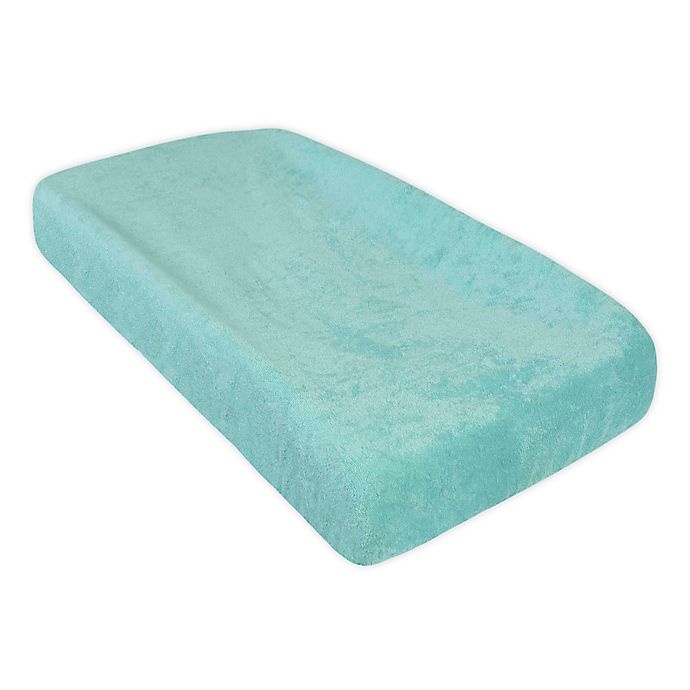 slide 1 of 2, Marmalade Waterproof Changing Pad Cover - Aqua, 1 ct