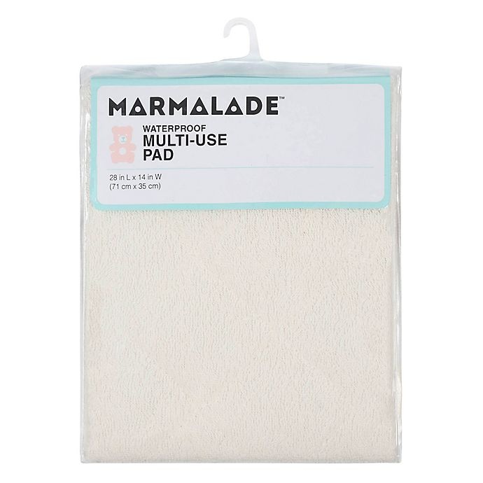 slide 2 of 3, Marmalade Waterproof Quilted Changing Pad - Ivory, 1 ct