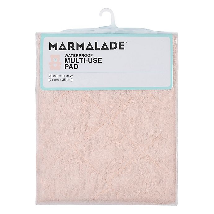 slide 2 of 3, Marmalade Waterproof Quilted Changing Pad - Mauve, 1 ct