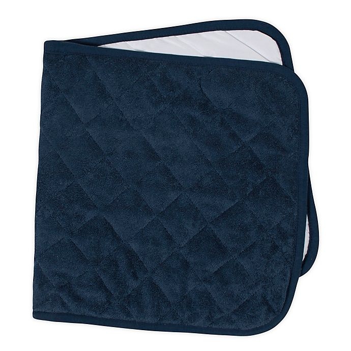 slide 1 of 3, Marmalade Waterproof Quilted Changing Pad - Navy, 1 ct