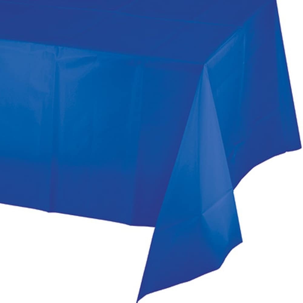 slide 1 of 1, Creative Converting Celebrations Table Cover - Cobalt Blue, 54 in x 102 in 