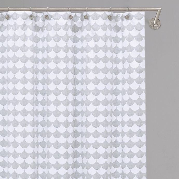 slide 3 of 3, Lamont Home Finley Cotton Matelasse Stall Shower Curtain, 54 in x 78 in
