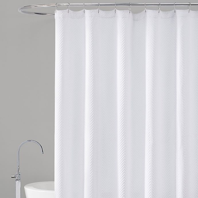 slide 3 of 3, Lamont Home Chevron Shower Curtain, 72 in x 72 in