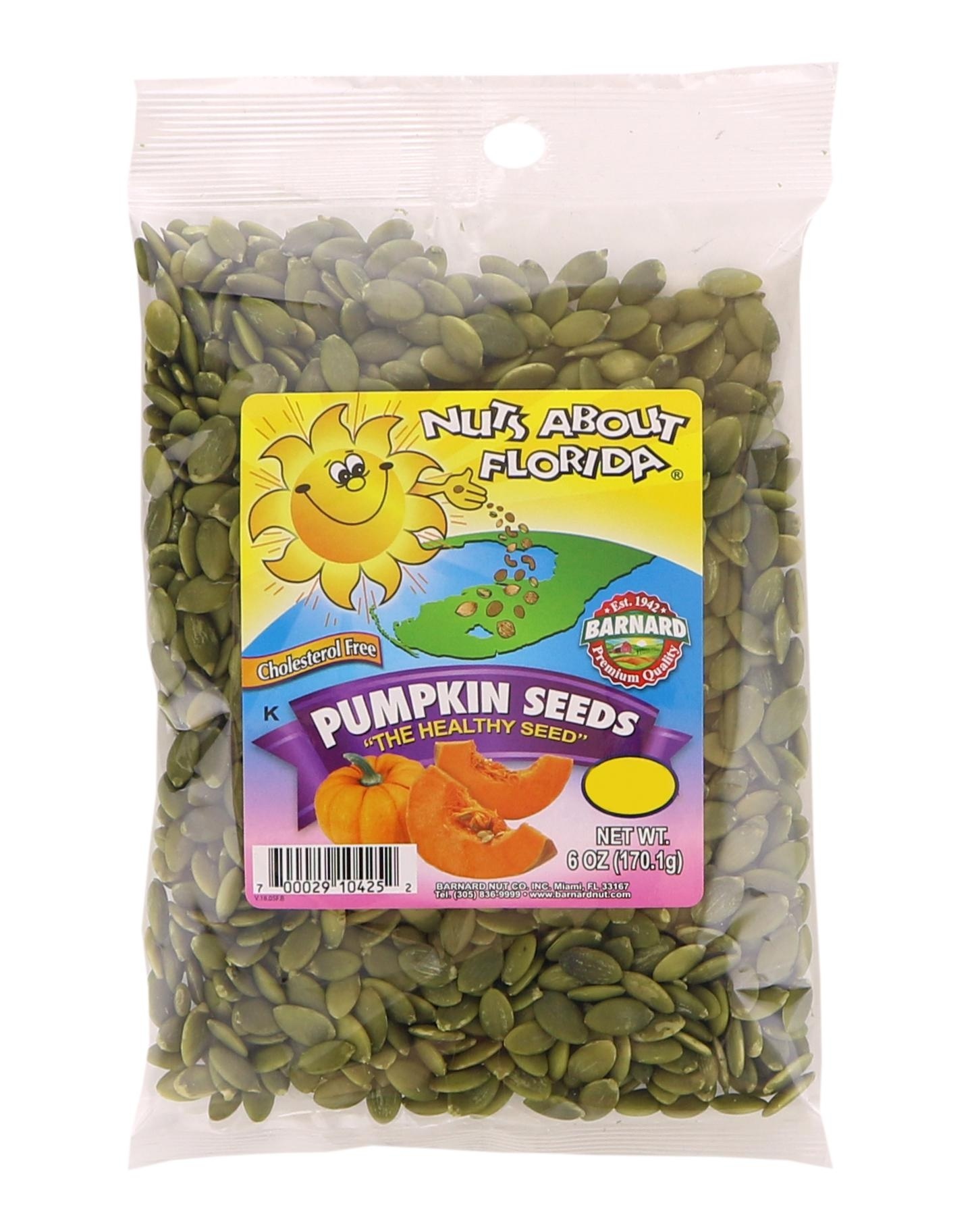 slide 1 of 1, Nuts About Florida Raw Pumpkin Seeds, 6 oz