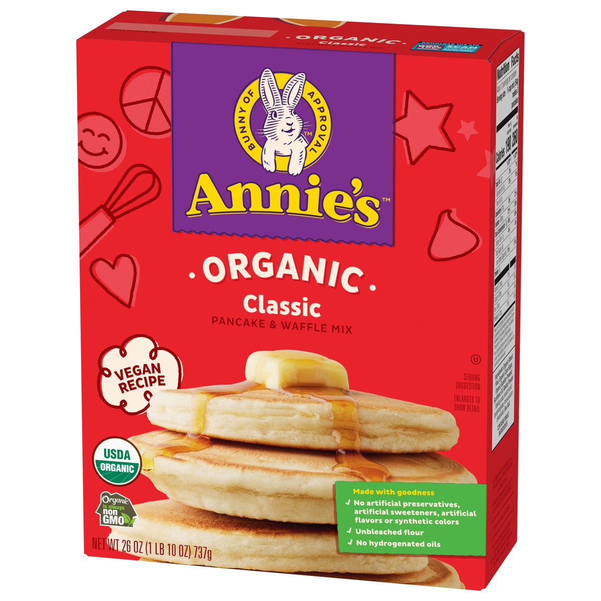 slide 4 of 13, Annie's Organic Classic Pancake and Waffle Mix, 26 oz, 26 oz