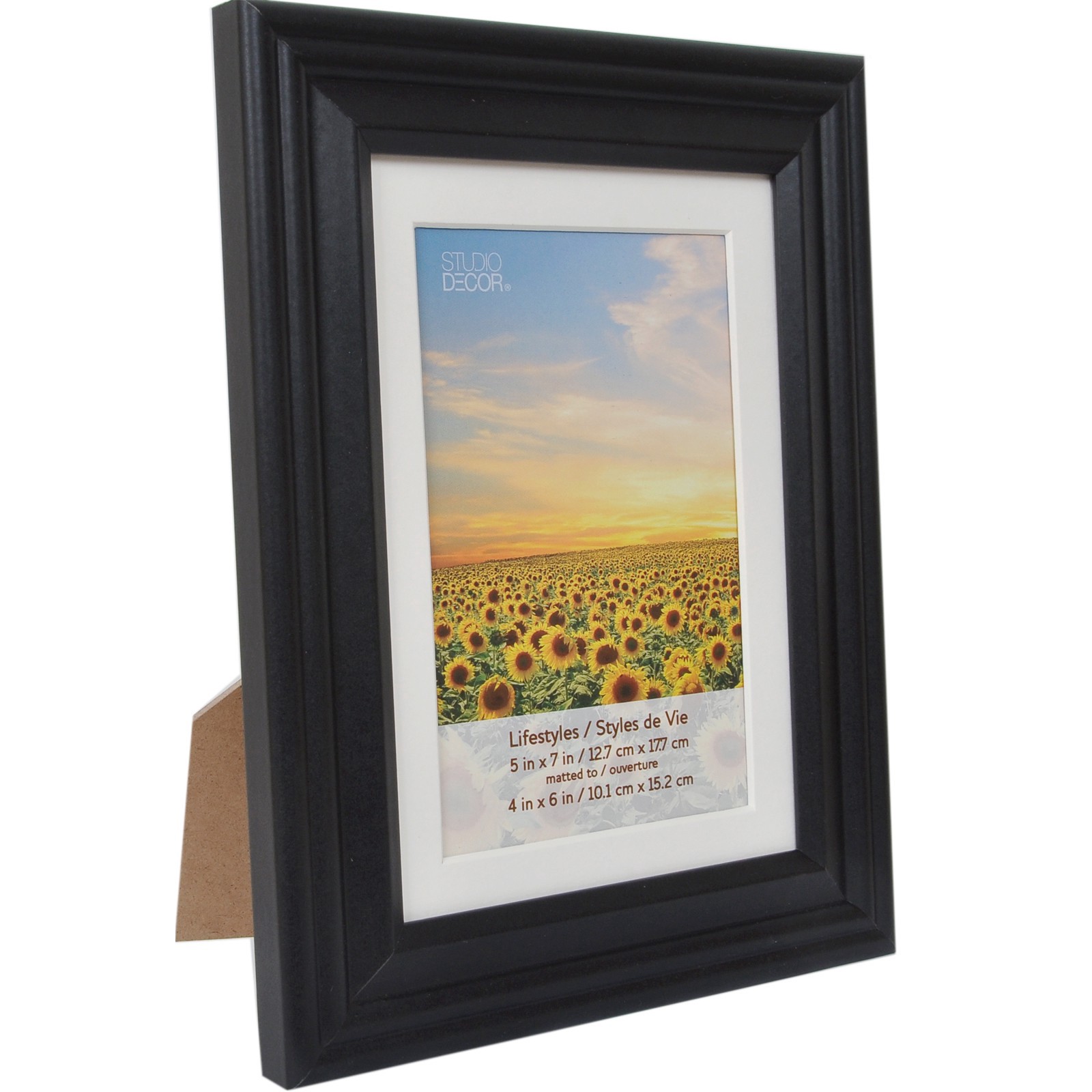 slide 2 of 4, 5 Pack Lifestyles Black Frame With Mat By Studio Decor, 5 ct