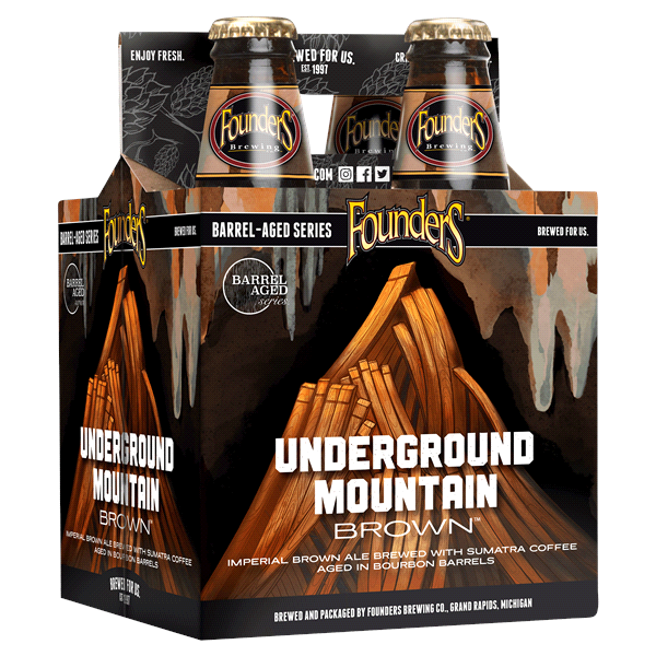 slide 1 of 1, Founders Brewing Co. Founders Brewing Company BA Underground Mountain Brown, 12 oz